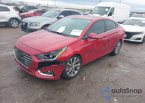 2022 Hyundai Accent Limited z USA, uszkodzony, nr VIN 3KPC34A68NE189008